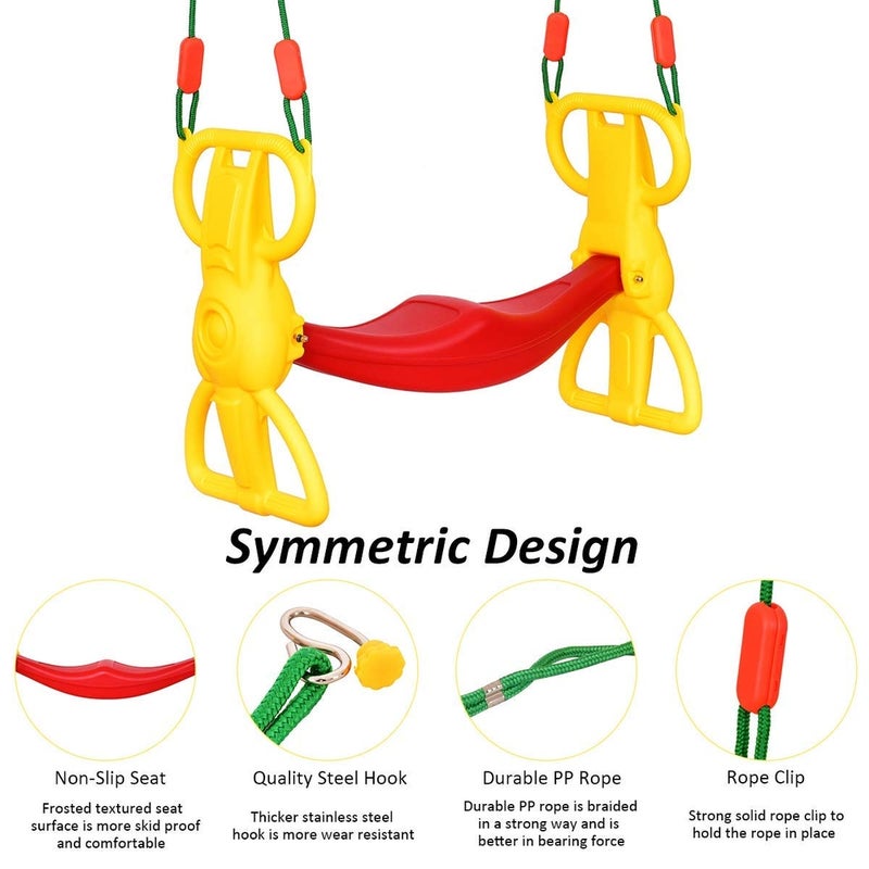 King Sport - Swing Seat Set Back-to-Back for 2 Kids - 28881T - Image 4